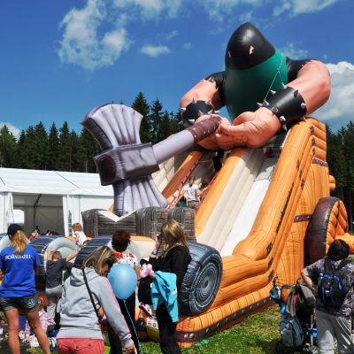 Nafukovacie šmykľavky