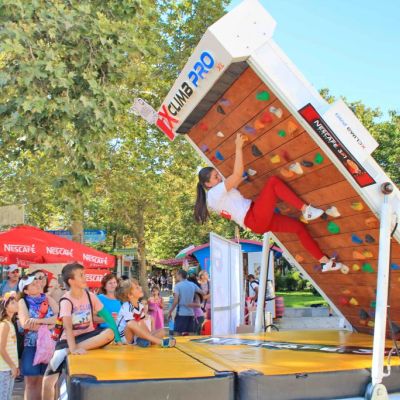 Horolezecká stena rotačná