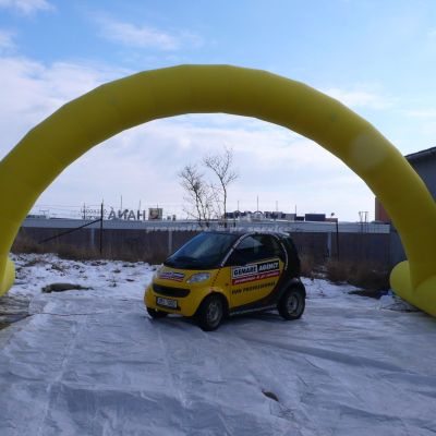 Nafukovací oblúk - žltý