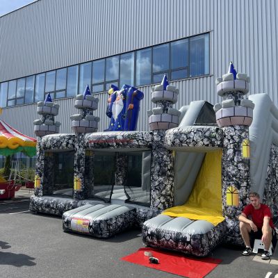 Skákací hrad Kúzelník so šmýkačkou