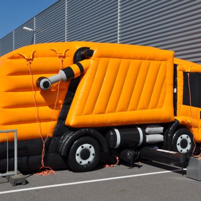 Skákací hrad Smetiarske auto 