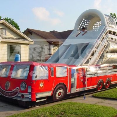 Nafukovacia šmýkačka Hasičské auto