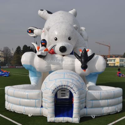 Nafukovacia šmýkačka Ľadový Medveď