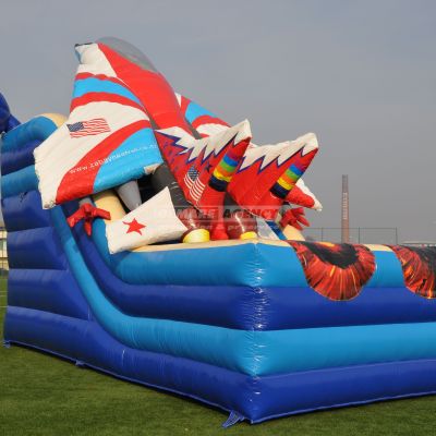 Nafukovacia šmýkačka Stíhačka