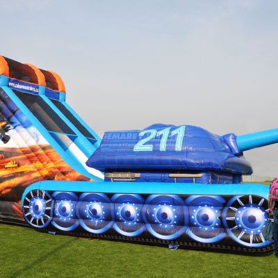 Nafukovacia šmýkačka Tank