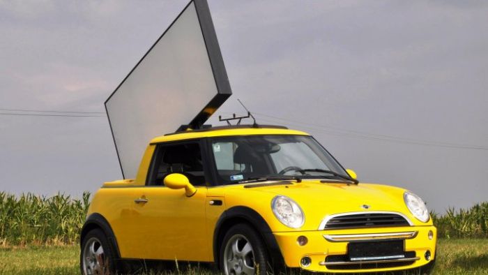 Mini Cooper Billboard