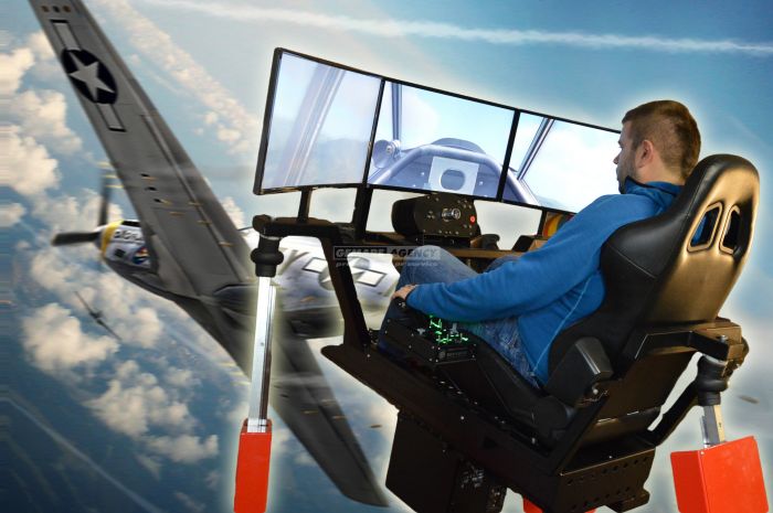 3D Letecký simulátor 360 °