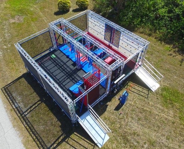 prekážková dráha prenájom