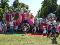 princeznovský kočiar atrakcie pre dievčatá