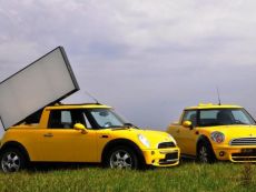 Mini Cooper Billboard