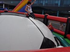 Futbalová nafukovacie horolezecká stena