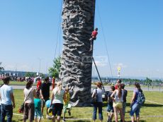 Horolezecká stena mobilná