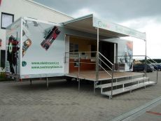 Prezentačné príves - mobilné pódium