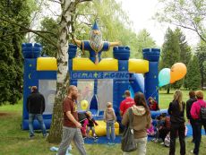 Skákací hrad Kúzelník so šmýkačkou